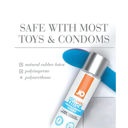 JO H2O Anal Thick - Original Lubricant 8 oz