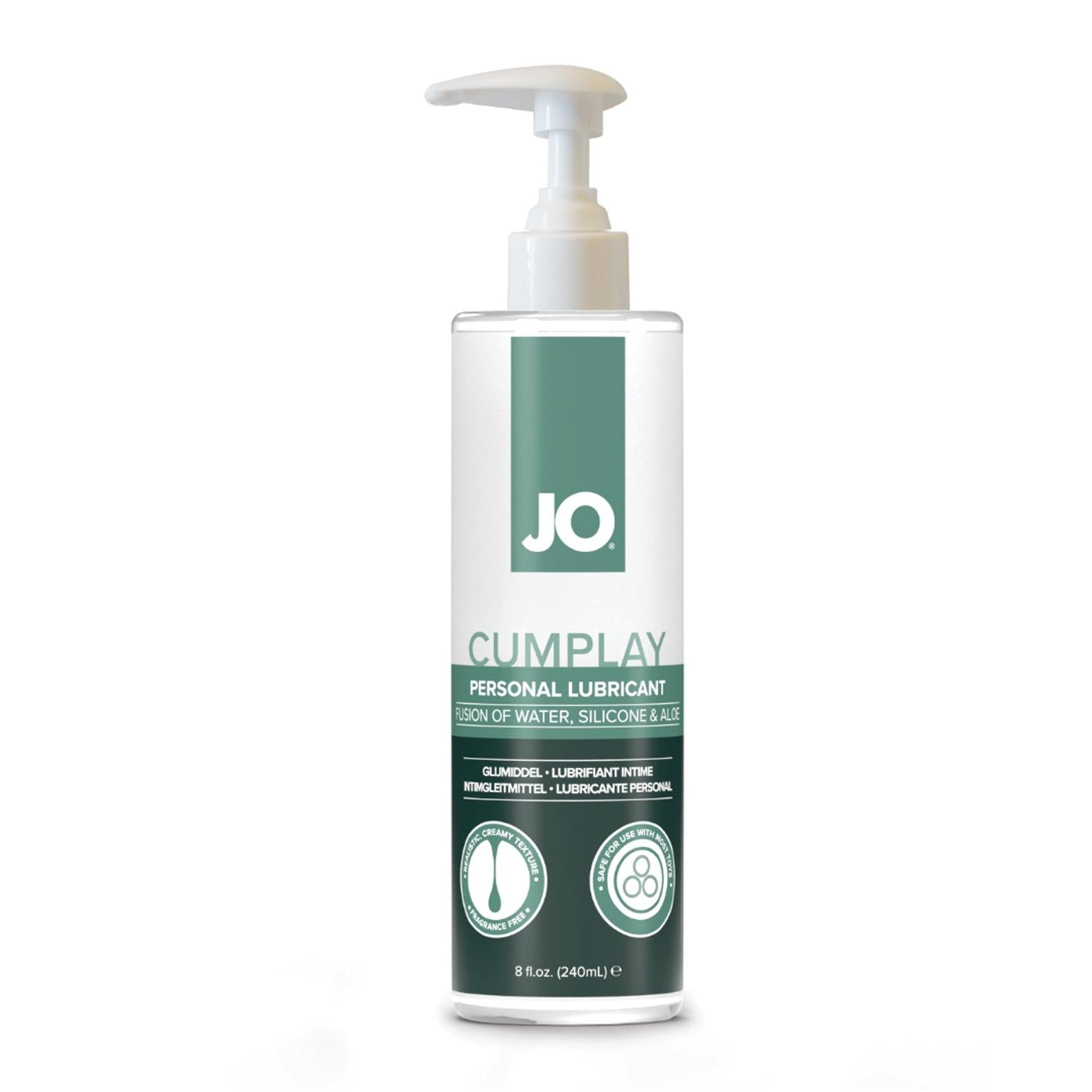 JO Cum Play - Fragrance Free Lubricant 8 oz