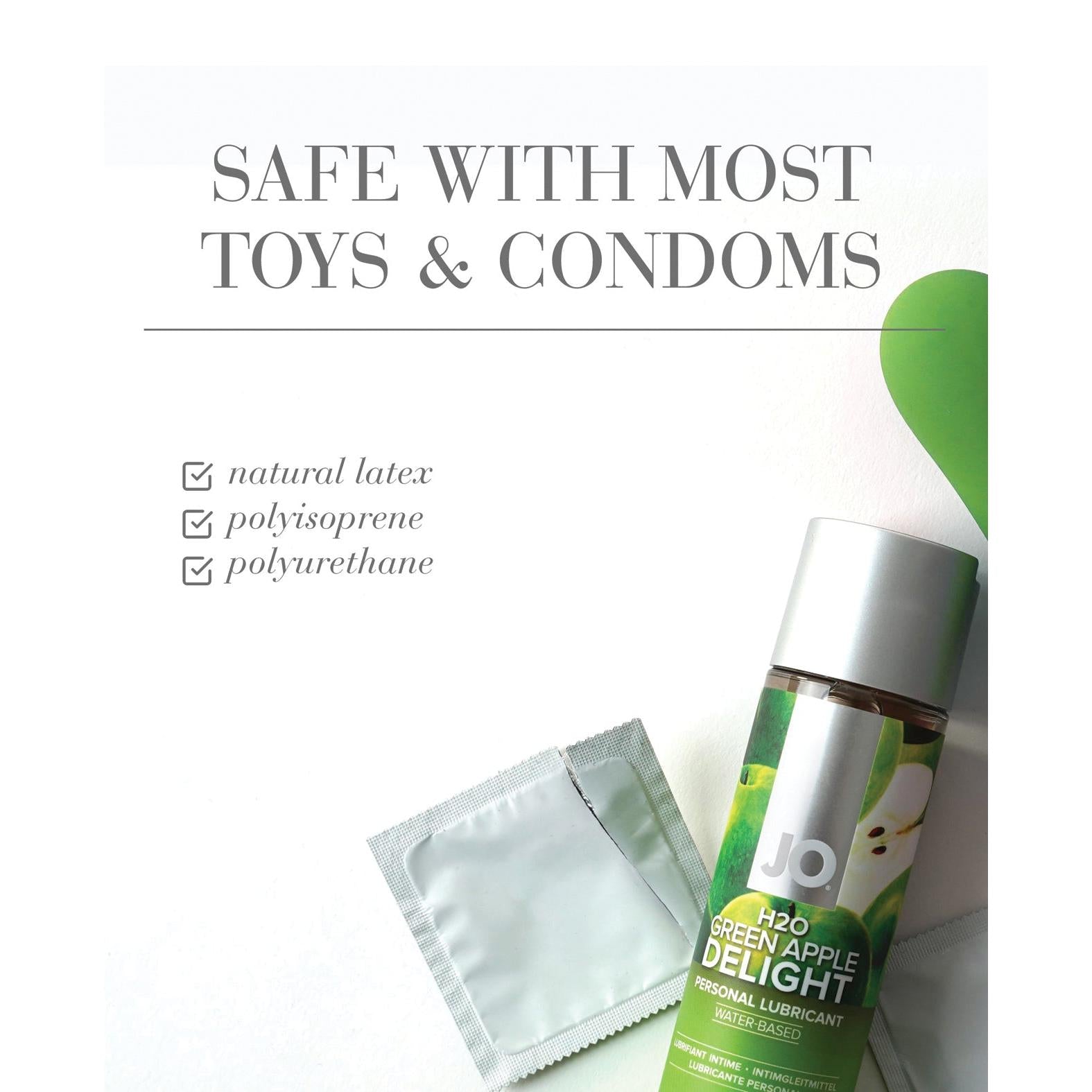 JO H2O - Flavored Lubricant 4 oz Green Apple