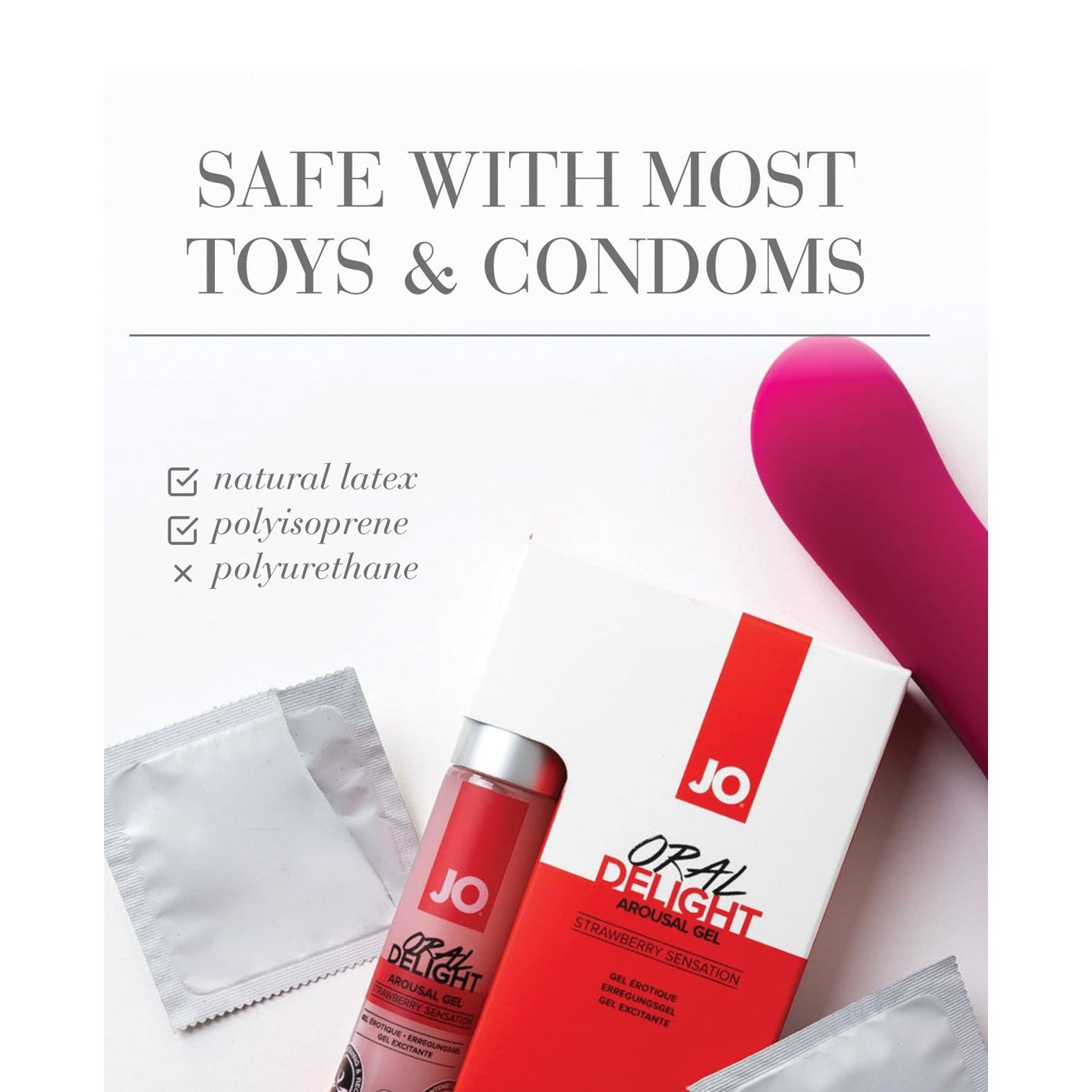 JO Oral Delight - Strawberry Stimulant 1 oz