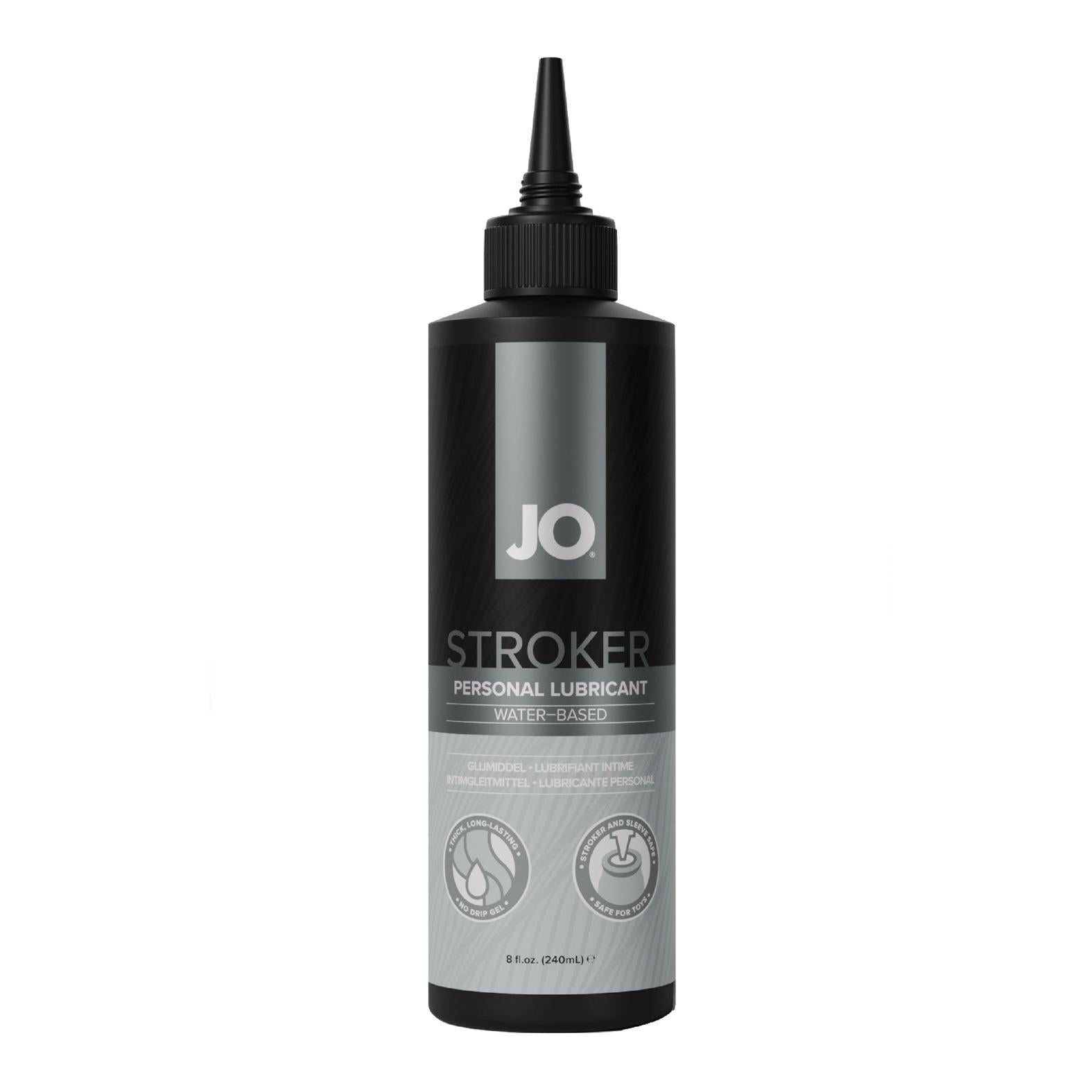 JO Stroker Waterbased Lubricant - 8 oz Bottle