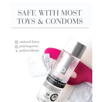 JO Nuru Massage Gel - Fragrance Free Massage 8 oz