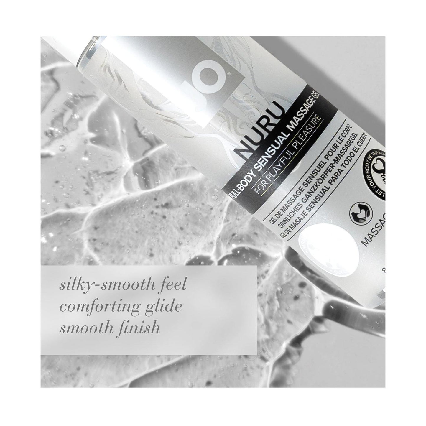 JO Nuru Massage Gel - Fragrance Free Massage 8 oz