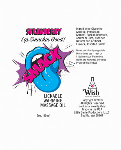 Smack Warming Massage Oil