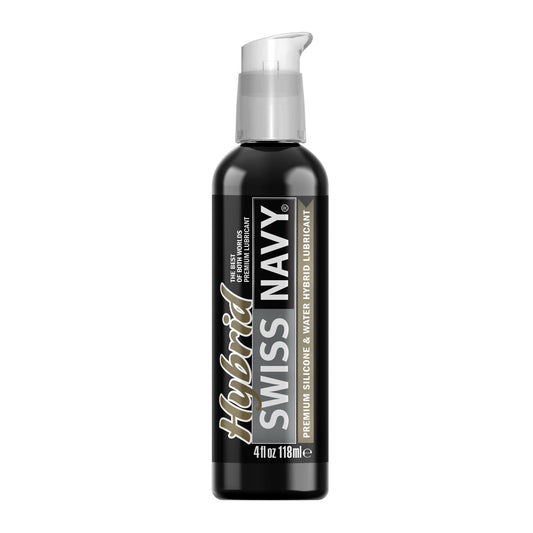 Lubricante híbrido Swiss Navy Premium - Botella de 4 oz