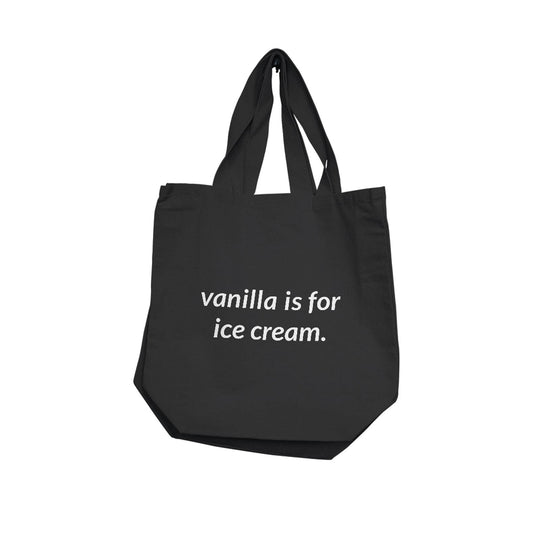 Nobu Vanilla Is For Ice Cream Reusable Tote