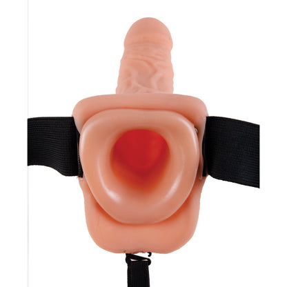 Fetish Fantasy Series 7" Vibrating Hollow Strap On With Balls