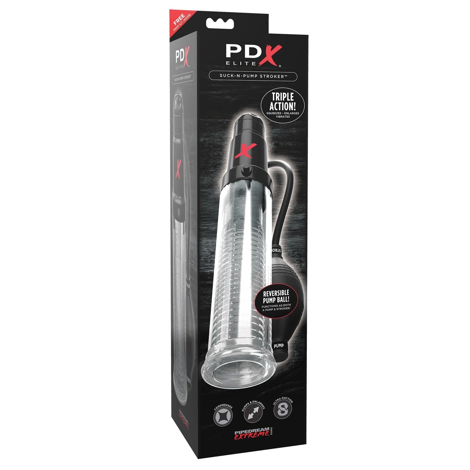 PDX Elite Suck N Pump Stroker