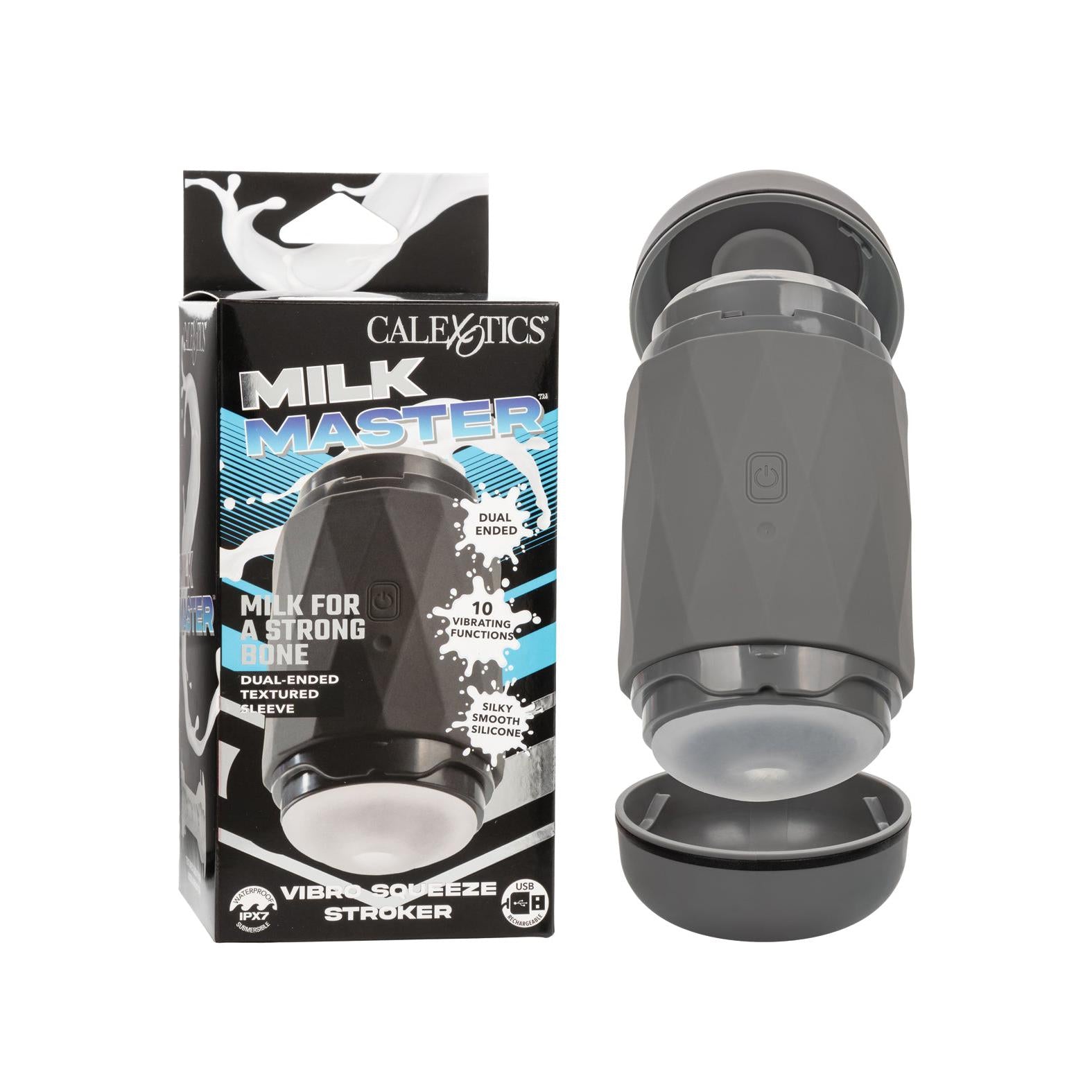 Milk Master Vibro Squeeze Stroker – Adam's Toy Box