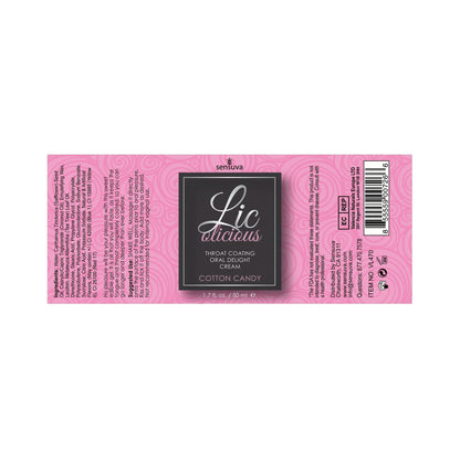 Crema Oral Delight Lic O Licious - Botella de 1.7 oz