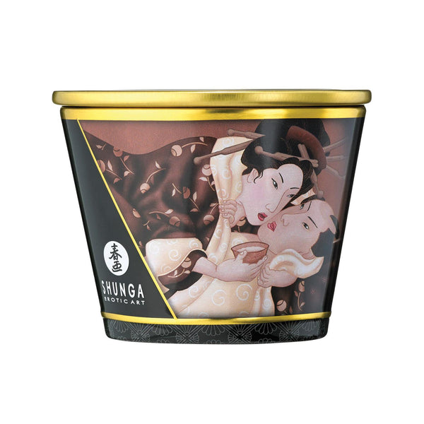 Shunga Massage Candle Excitation - 5.7 oz Intoxicating Chocolate