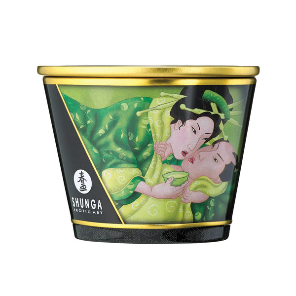 Shunga Massage Candle Zenitude - 5.7 oz Exotic Green Tea