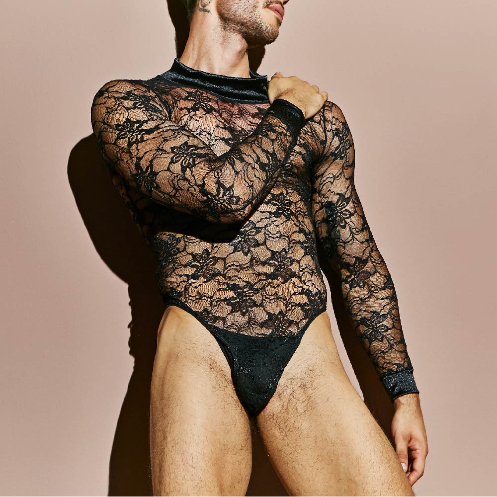 Secret Male Men's Lingerie Sexy Bodysuit