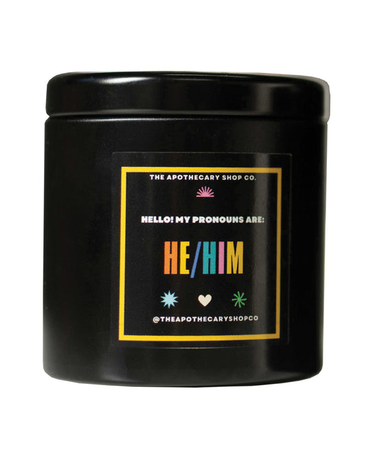 Gender Fluid He/Him Candle