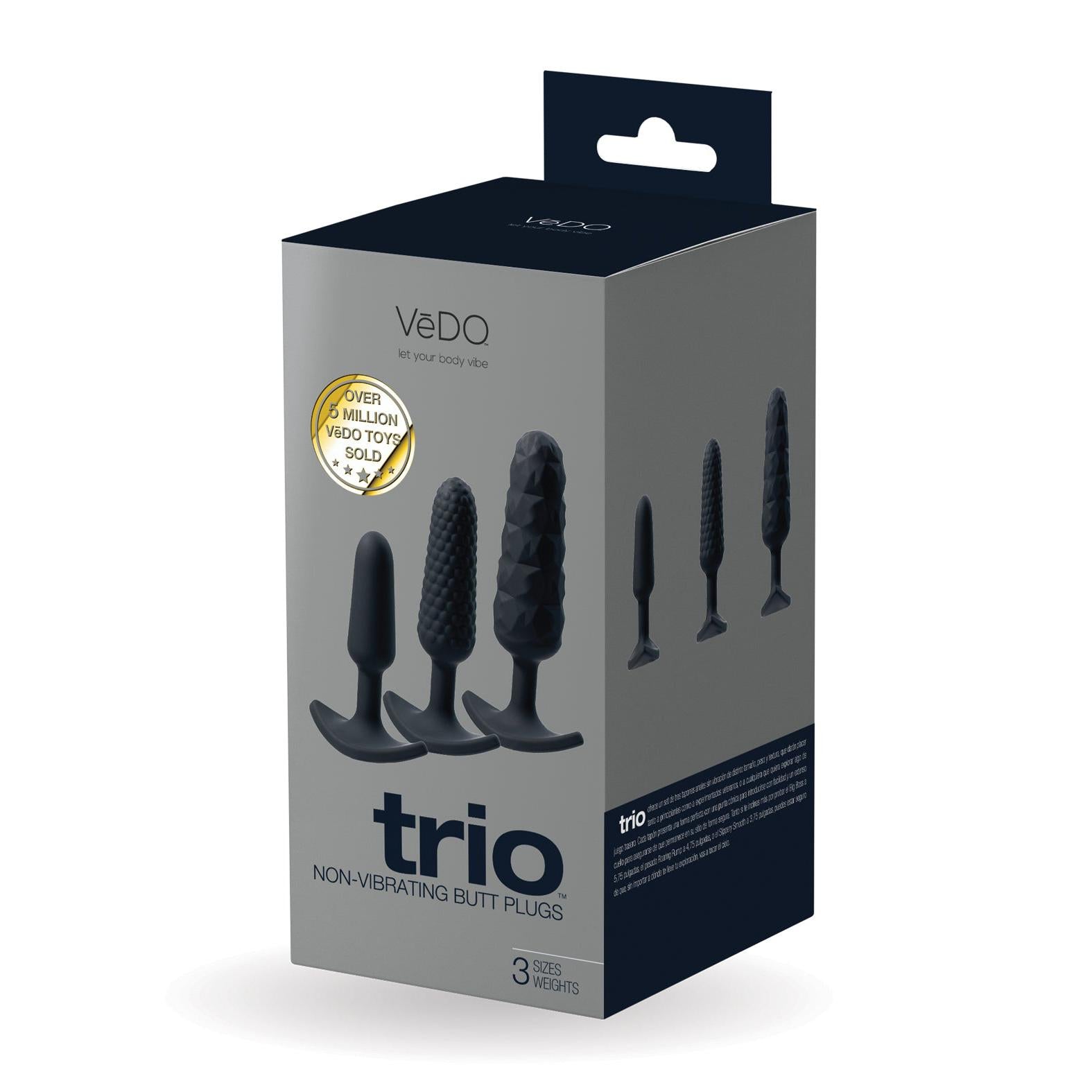 plug anal tamaños VeDO Trio Anal Plug Set – Adam's Toy Box