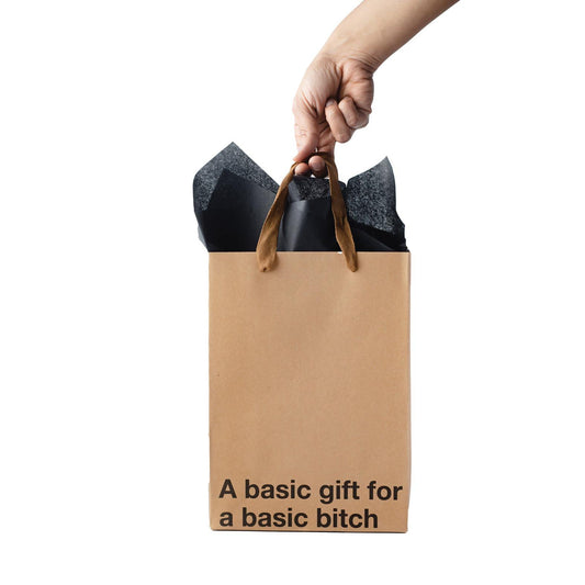A Basic Gift For a Basic Bitch Gift Bag- Pack of 3