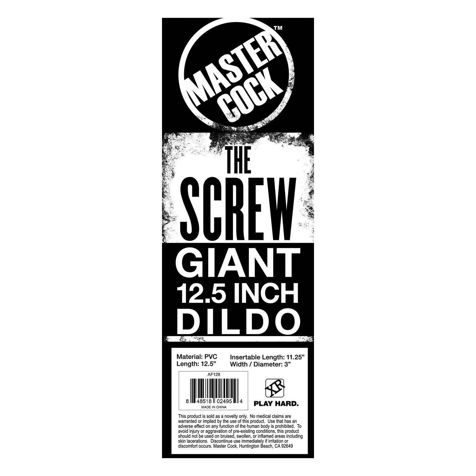 Master Cock The Screw Giant 12.5" Dildo