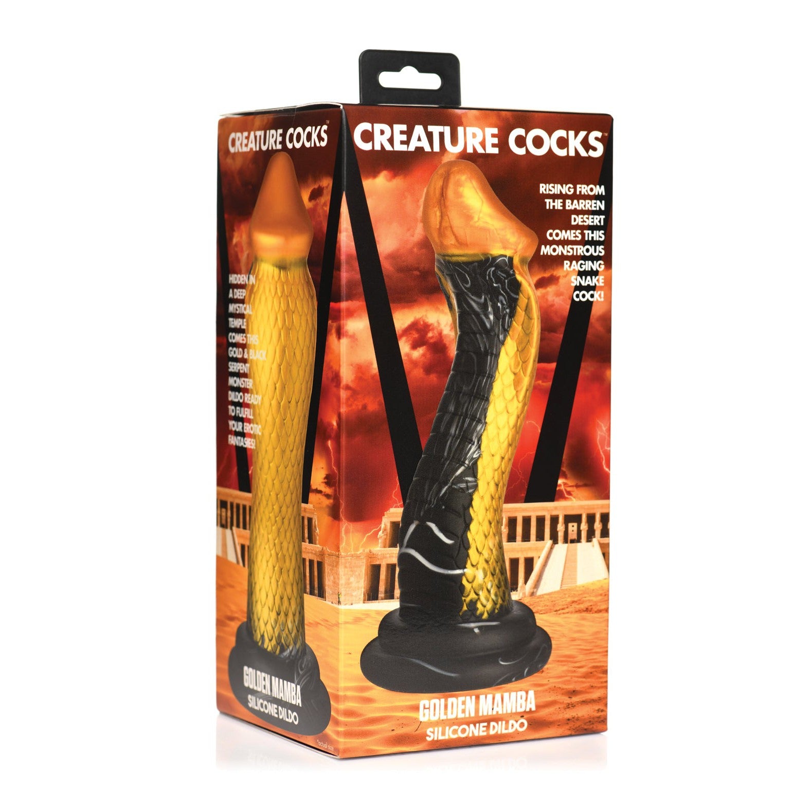 Creature Cocks Golden Mamba Silicone Dildo