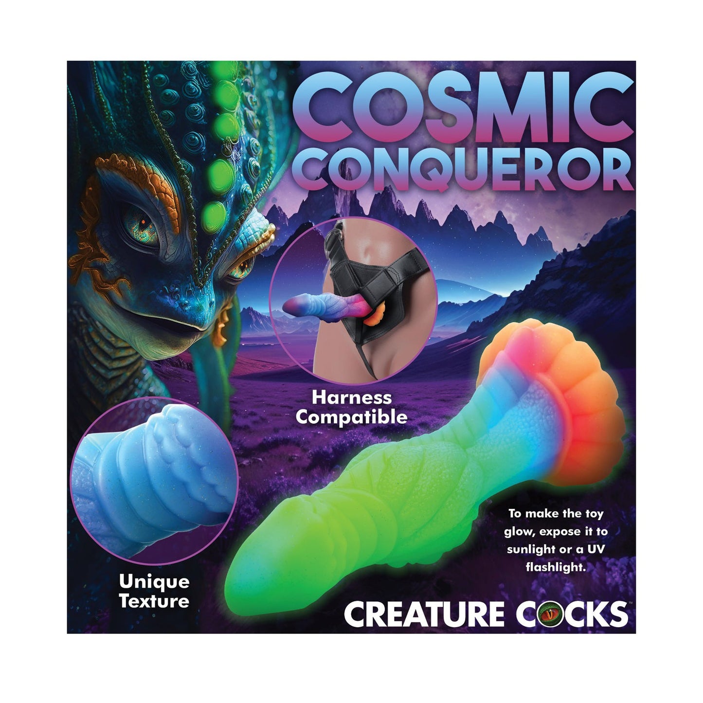 Creature Cocks Galactic Cock Alien Creature Silicone Dildo