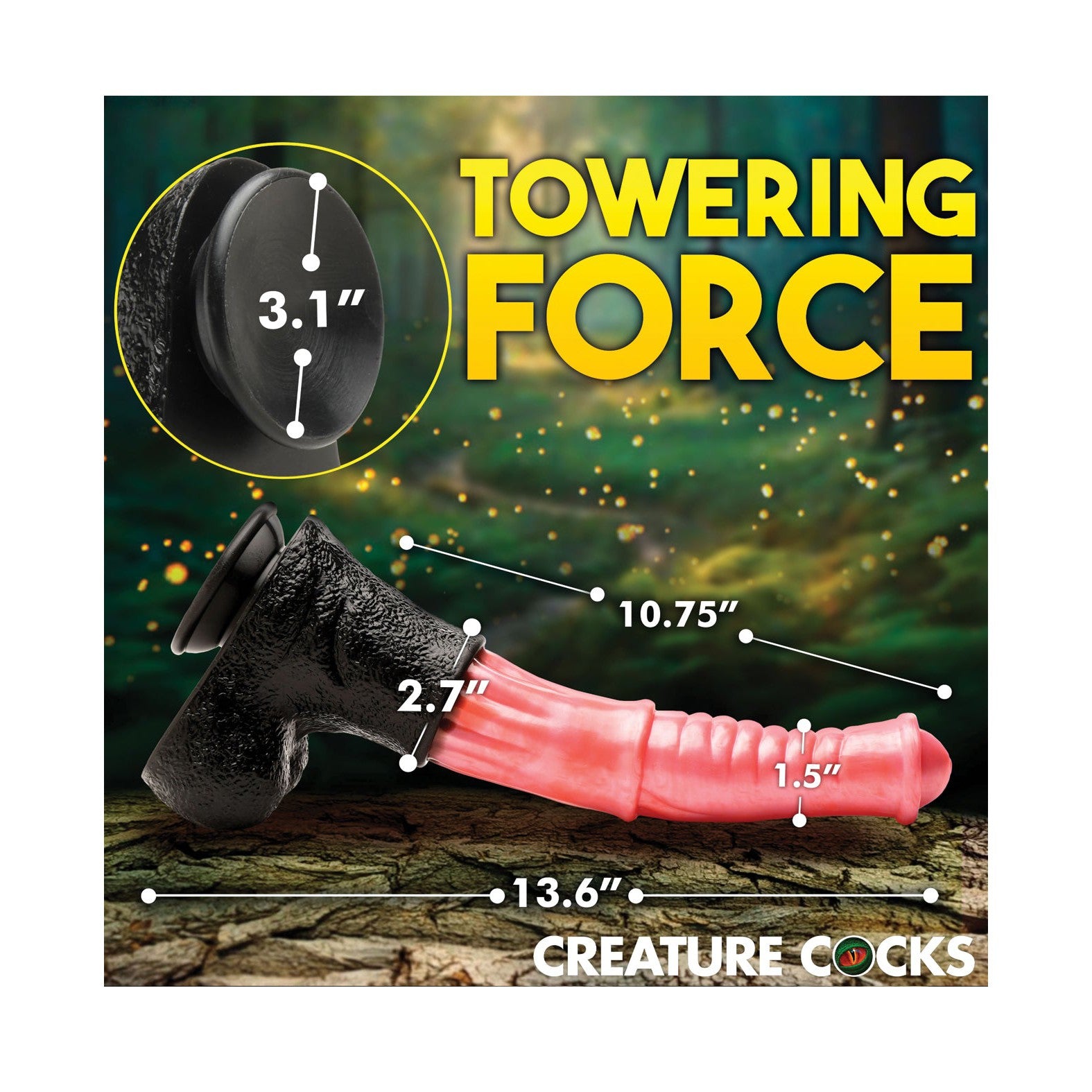 Creature Cocks Giant Centaur XL Silicone Dildo