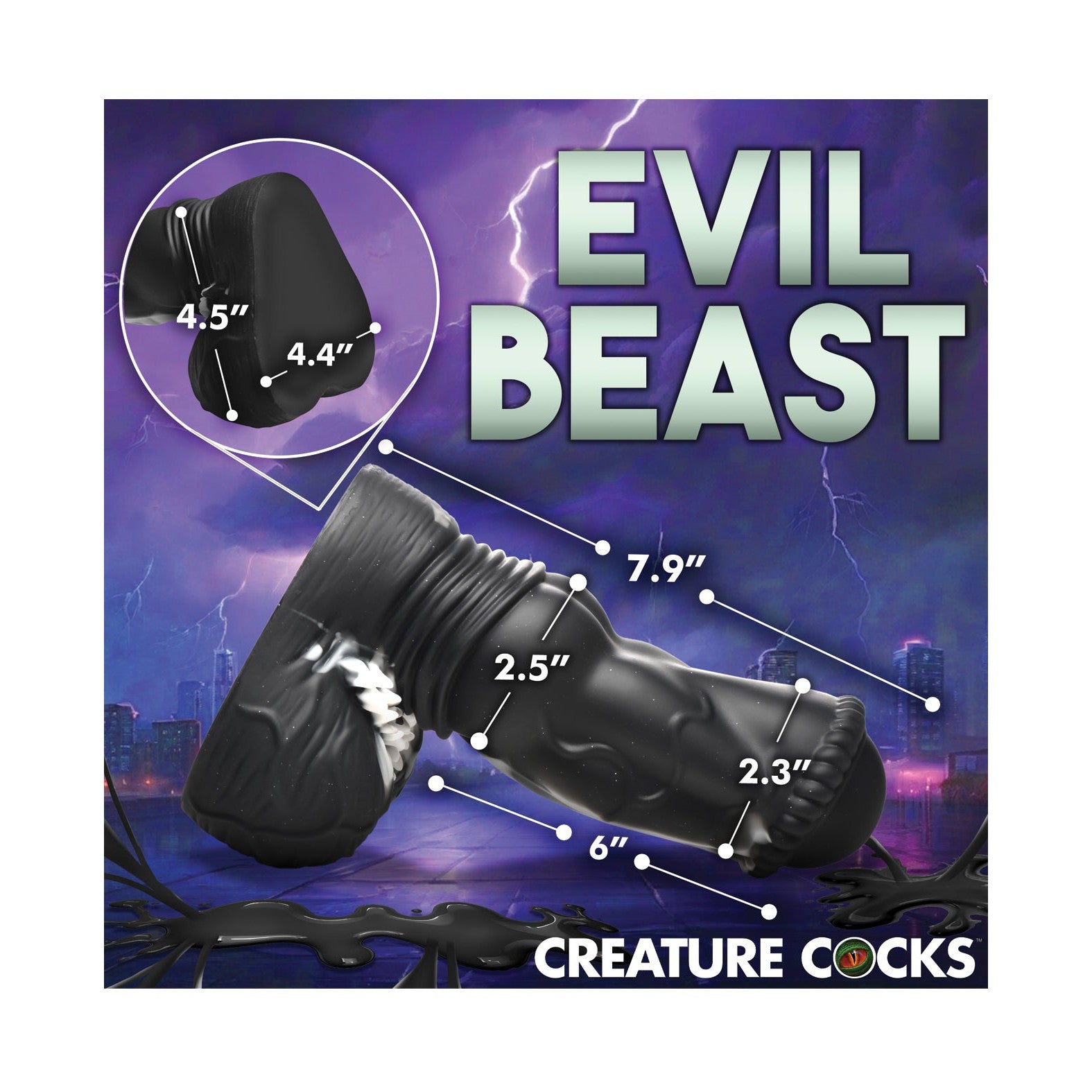 Creature Cocks Venom Silicone Dildo Adam's Toy Box Creature Cocks Venom Silicone Dildo Adam's Toy Box