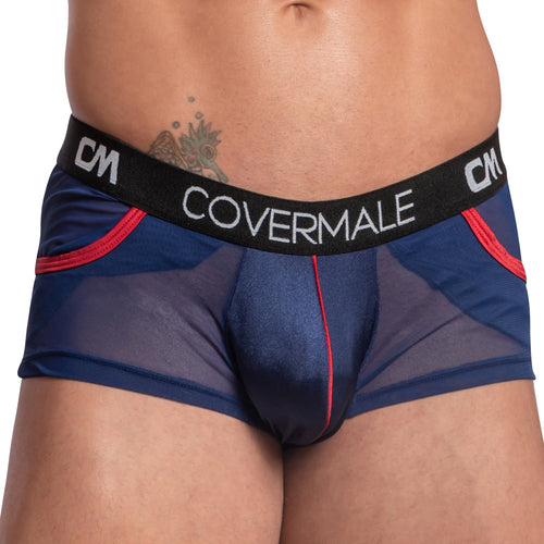 Cover Male Center Piping Boxer Trunk