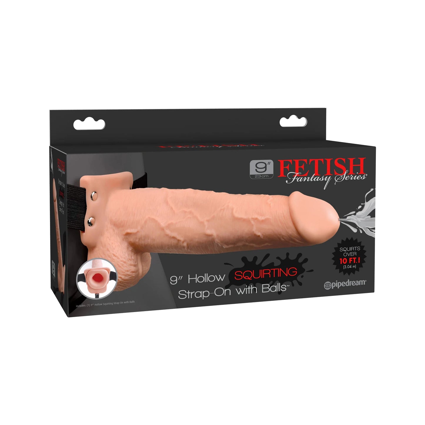 Fetish Fantasy Series 9" Hollow Squirting Strap On