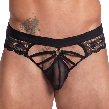 Secret Male Steel Ring Sheer Bikini