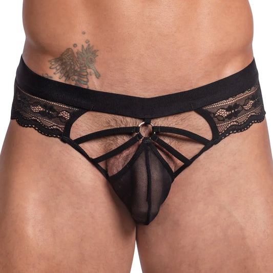 Secret Male Steel Ring Sheer Bikini