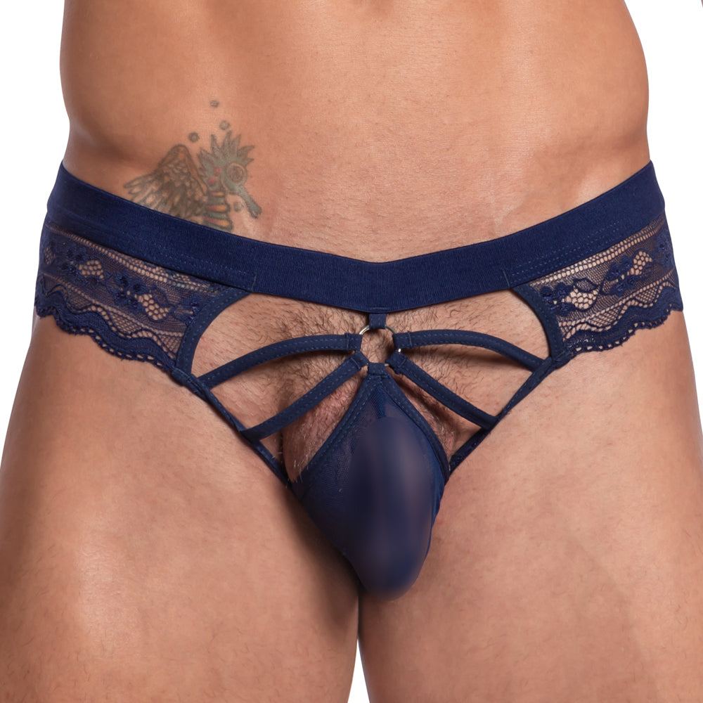 Secret Male Steel Ring Sheer Bikini