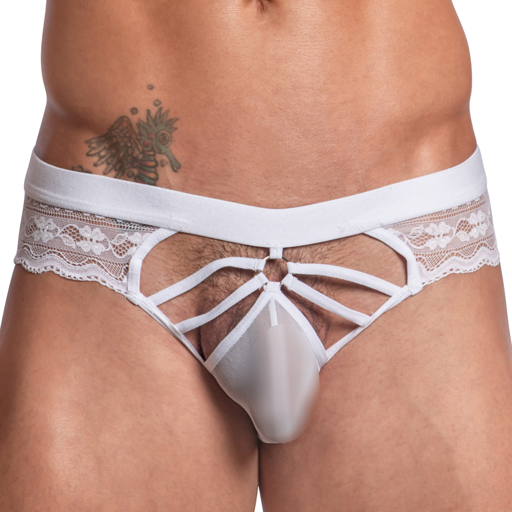 Secret Male Steel Ring Sheer Bikini