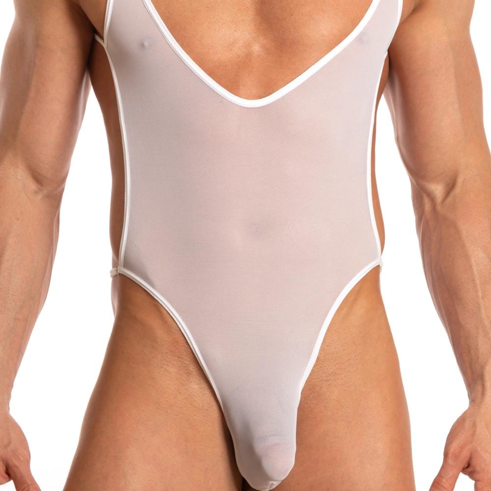 Secret Male Deep V Body Suit