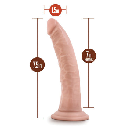 Blush Dr. Skin 7" Cock w/Suction Cup