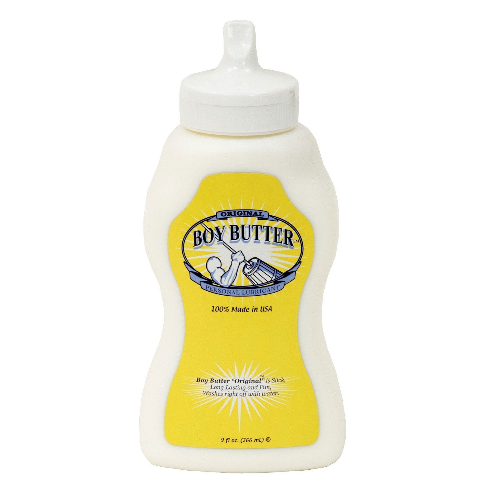 Boy Butter Churn Style - Squeeze Bottle 9 oz