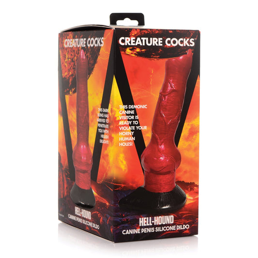 Creature Cocks Hell-Hound Canine Penis Silicone Dildo