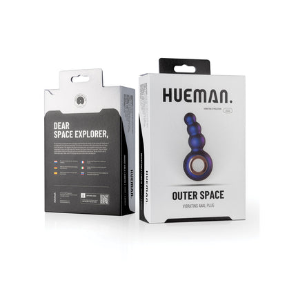 Plug anal perlé vibrant Outer Space Hueman