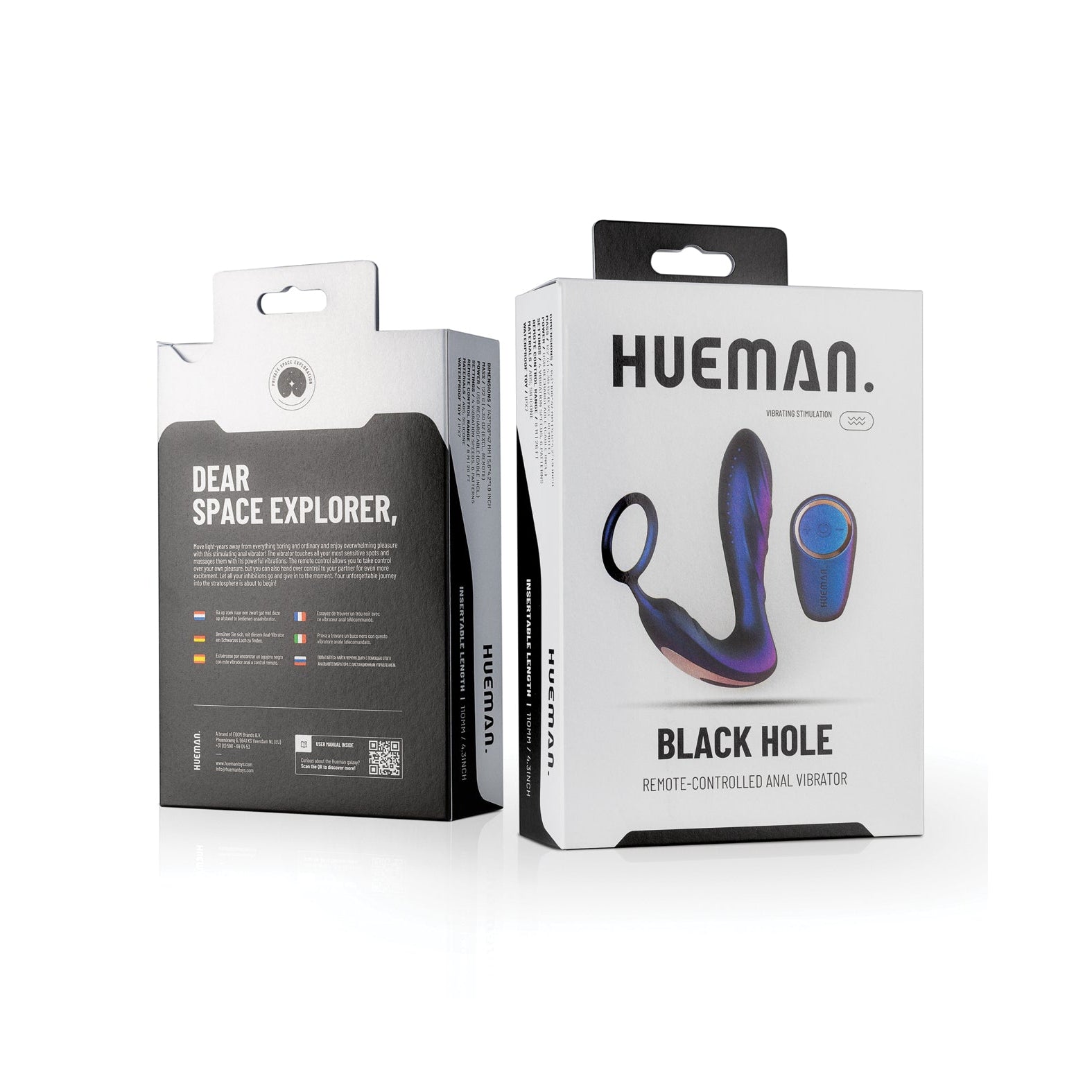 Hueman Black Hole Anal Vibrator & Cock Ring Adam's Toy Box Hueman Black Hole Anal Vibrator & Cock Ring Adam's Toy Box