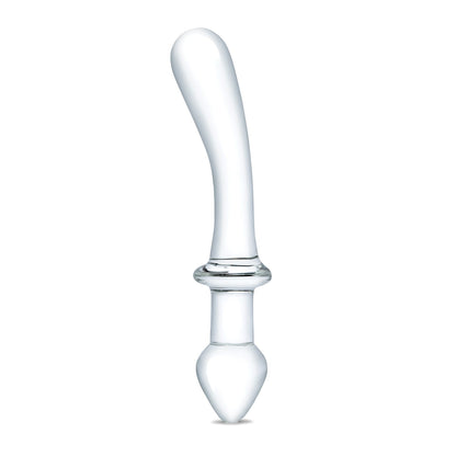 Glas 9" Classic Curved Dual Ended Dildo