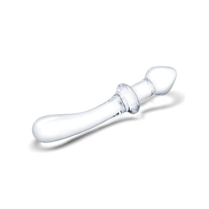 Glas 9" Classic Curved Dual Ended Dildo