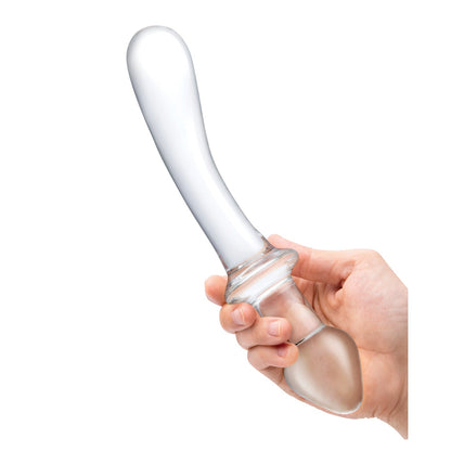 Glas 9" Classic Curved Dual Ended Dildo