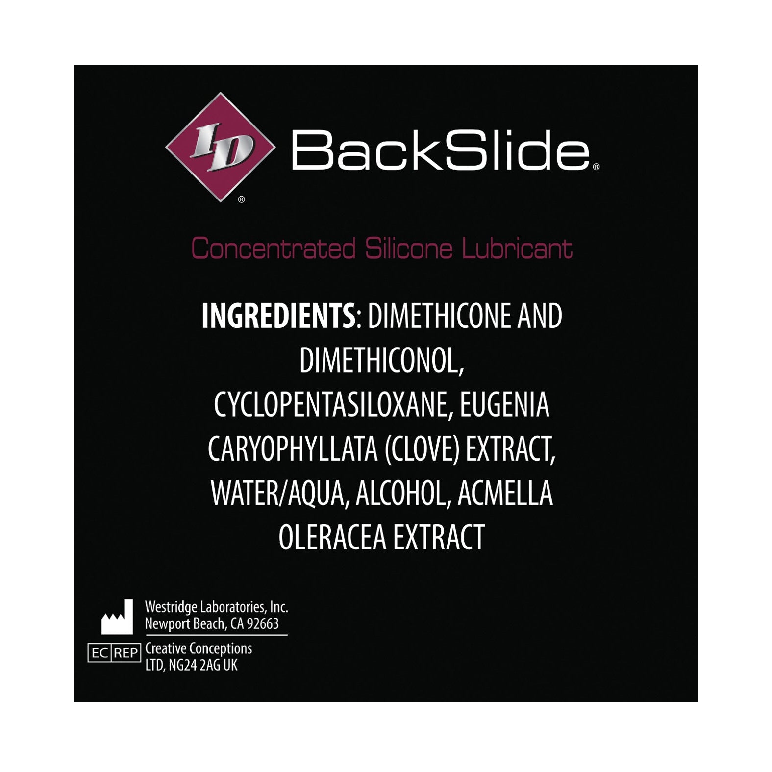 Shop ID Backslide Anal Lubricant | Silicone Lube Adam's Toy Box Shop ID Backslide Anal Lubricant | Silicone Lube Adam's Toy Box