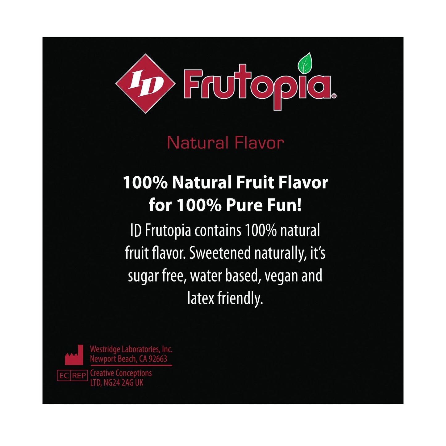 ID Frutopia Natural Lubricant - 6 Flavors