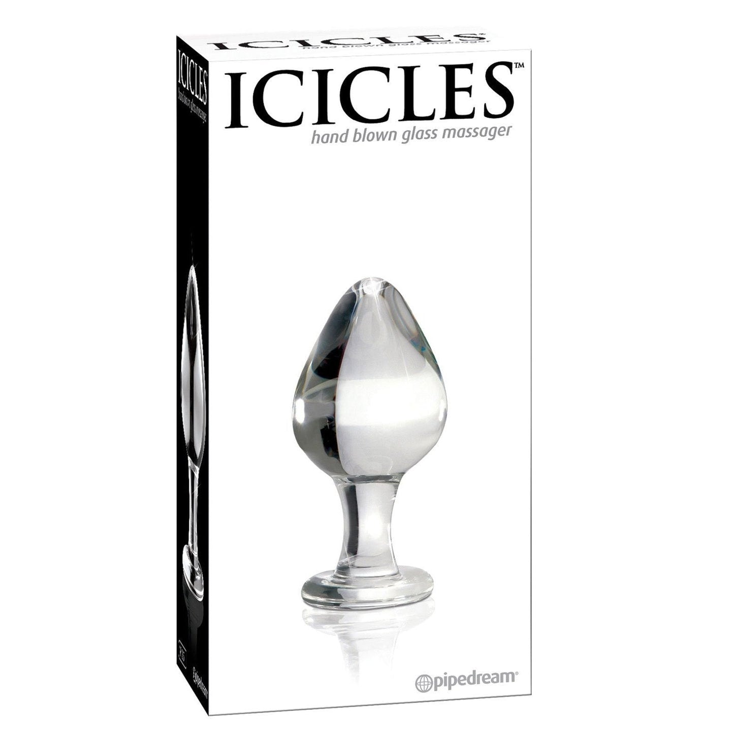 Icicles No. 25 Hand Blown Glass Butt Plug
