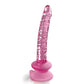 Icicles No. 86 Hand Blown Glass Massager with Suction Cup