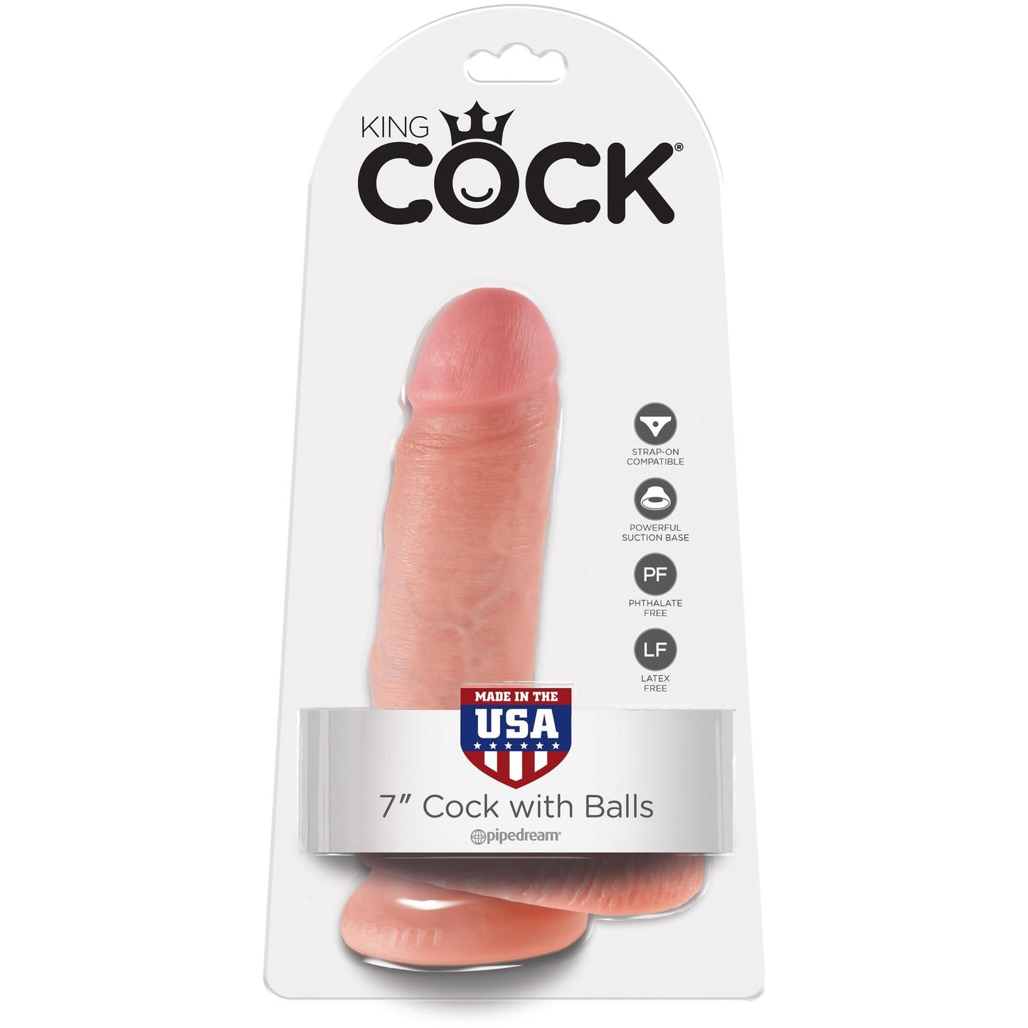 King Cock 7" Cock With Balls