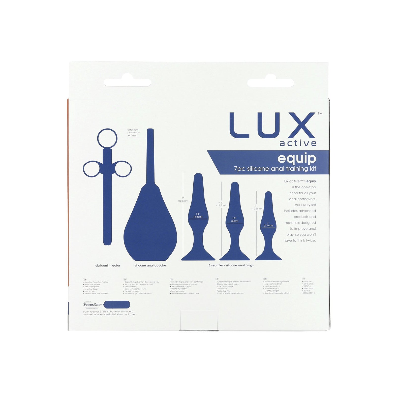 Lux Active Equip Silicone Anal Training Kit