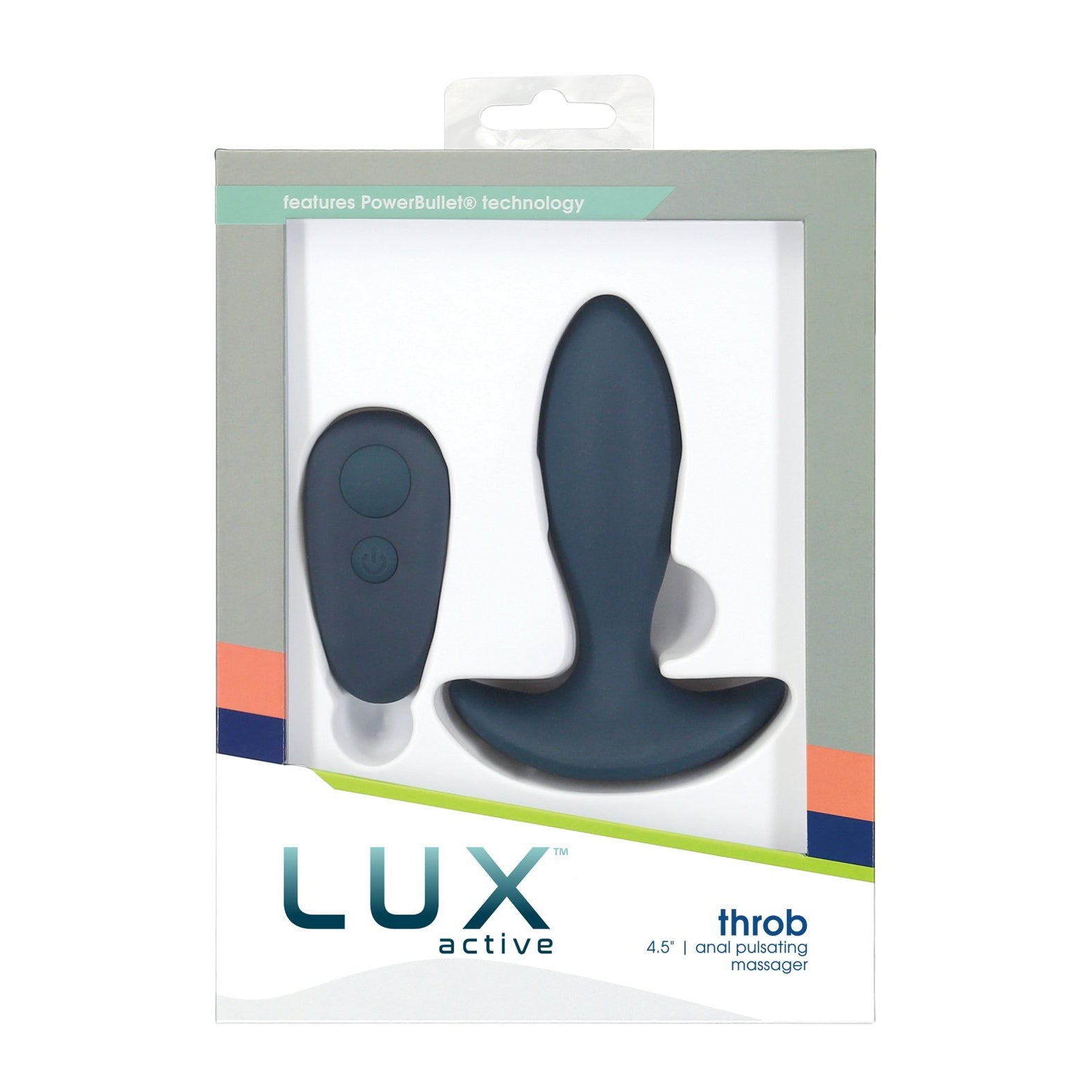 Lux Active Throb Anal Vibrating Massager With Remote