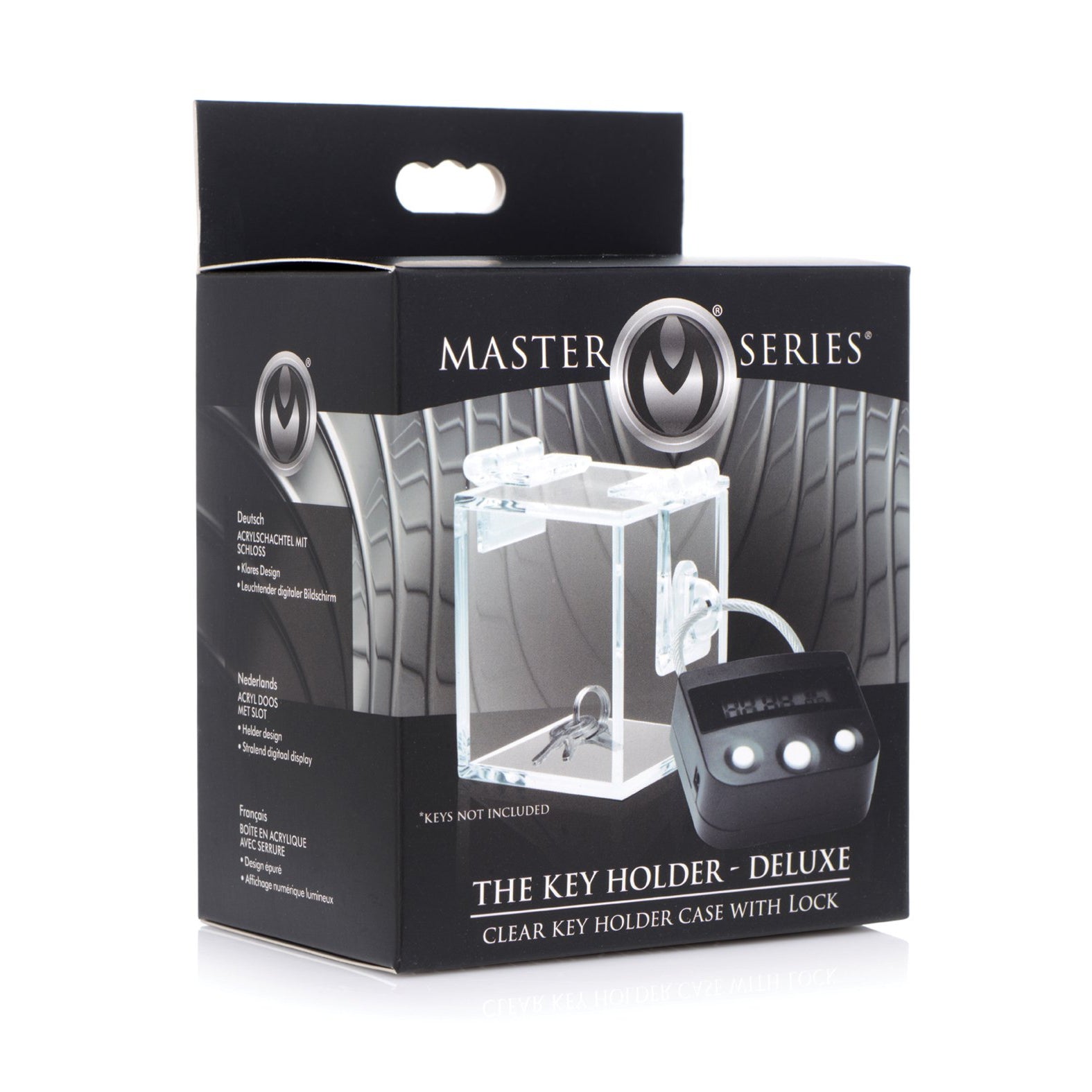 Master Series The Key Holder Deluxe Clear Case with Lock
