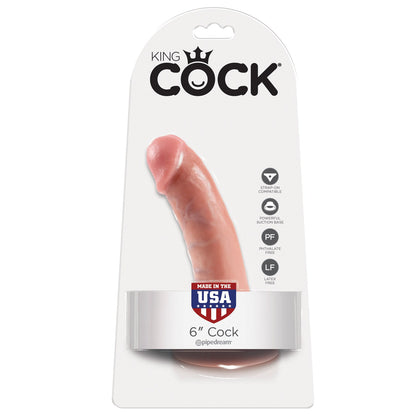 King Cock 6" Realistic Gay Dildo