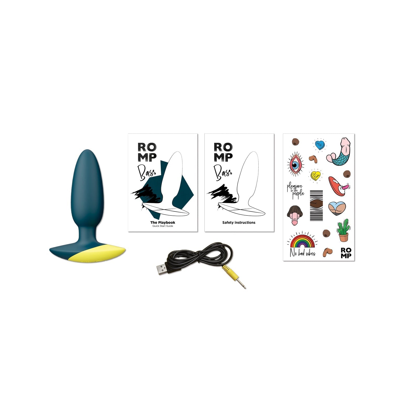 ROMP Bass Vibrating Anal Plug Adam's Toy Box ROMP Bass Vibrating Anal Plug Adam's Toy Box